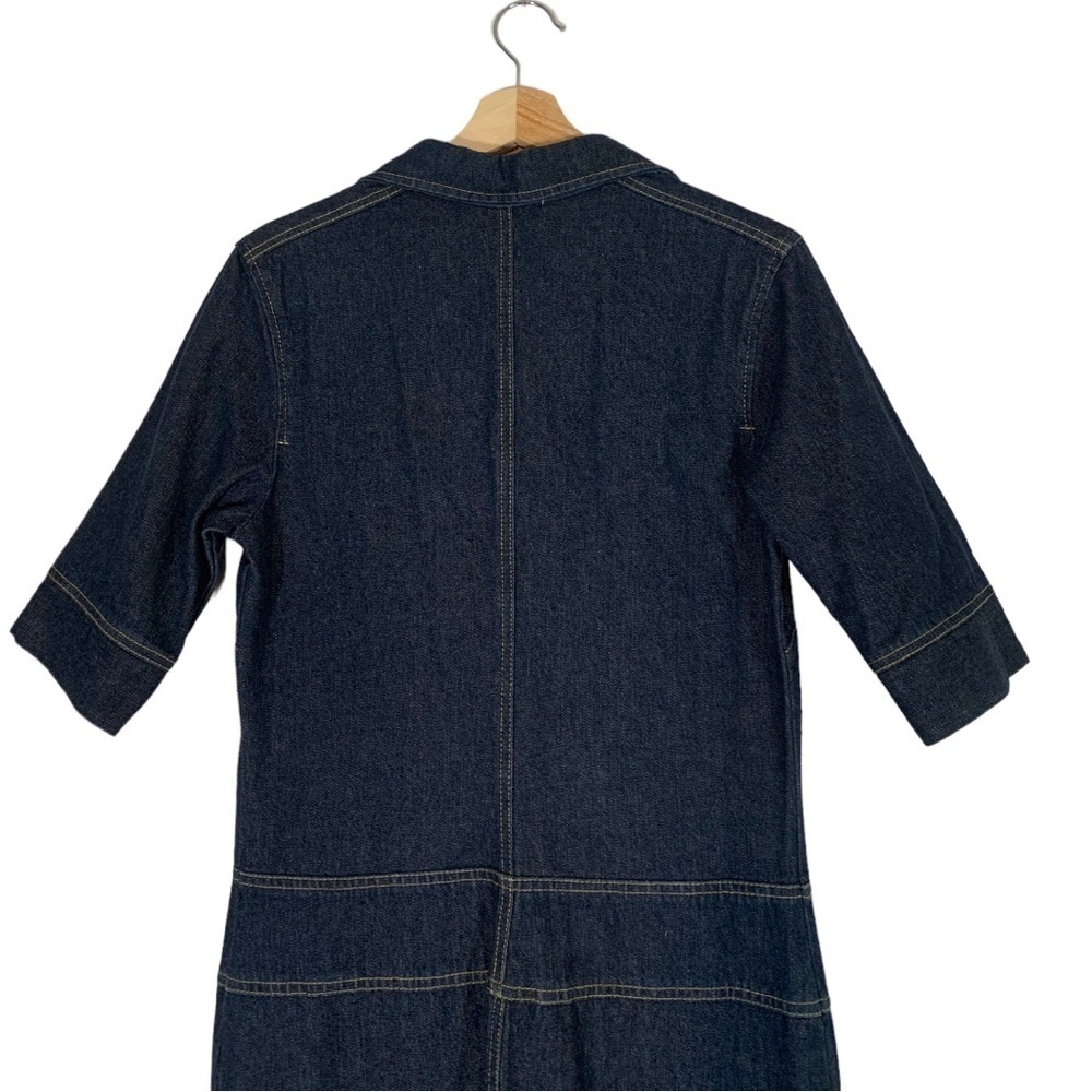 Vintage Paul Frank Denim Midi Dress Size 8 - Picture 6 of 8